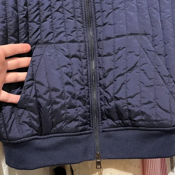 Armani Exchange Deep Blue Bomber Jacket - Picture 2 of 7